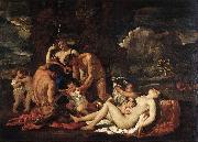 Nicolas Poussin Nurture of Bacchus oil painting artist